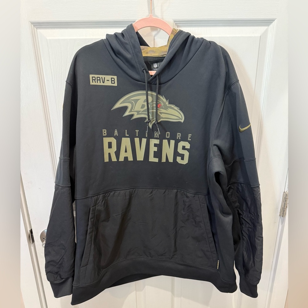 Baltimore Ravens Salute to Service Black Hoodie